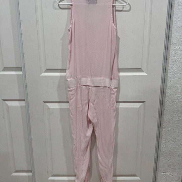 Women’s revolve exclusive monrow pink jumpsuit Size Xsmall Xs Rayon - Picture 5 of 9